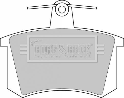 Borg & Beck BBP1503 - Kit pastiglie freno, Freno a disco autozon.pro