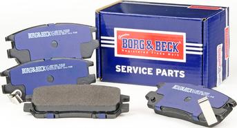 Borg & Beck BBP1582 - Kit pastiglie freno, Freno a disco autozon.pro