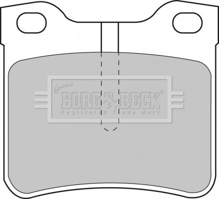 Borg & Beck BBP1539 - Kit pastiglie freno, Freno a disco autozon.pro