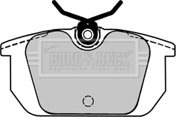 Borg & Beck BBP1534 - Kit pastiglie freno, Freno a disco autozon.pro