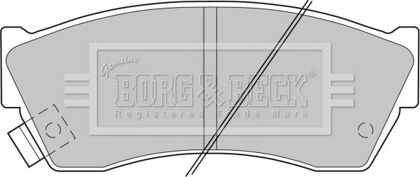 Borg & Beck BBP1529 - Kit pastiglie freno, Freno a disco autozon.pro