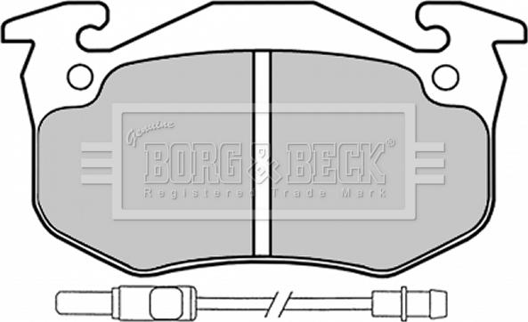 Borg & Beck BBP1525 - Kit pastiglie freno, Freno a disco autozon.pro