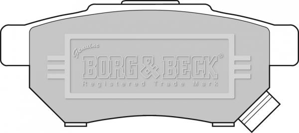 Borg & Beck BBP1526 - Kit pastiglie freno, Freno a disco autozon.pro