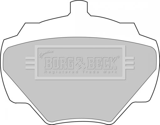 Borg & Beck BBP1528 - Kit pastiglie freno, Freno a disco autozon.pro