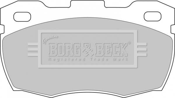 Borg & Beck BBP1571 - Kit pastiglie freno, Freno a disco autozon.pro