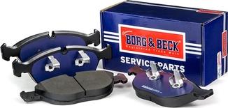 Borg & Beck BBP1578 - Kit pastiglie freno, Freno a disco autozon.pro