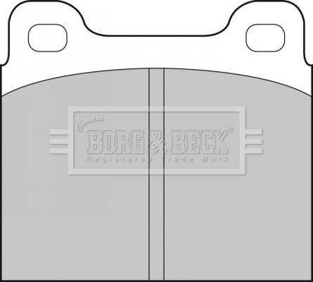 Borg & Beck BBP1698 - Kit pastiglie freno, Freno a disco autozon.pro