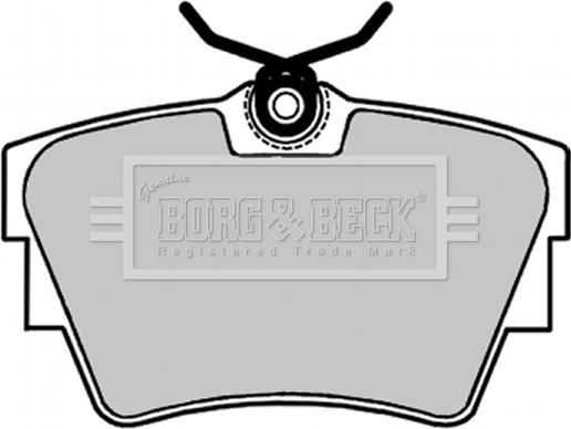 Borg & Beck BBP1693 - Kit pastiglie freno, Freno a disco autozon.pro