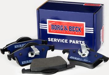 Borg & Beck BBP1697 - Kit pastiglie freno, Freno a disco autozon.pro