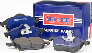 Borg & Beck BBP1643 - Kit pastiglie freno, Freno a disco autozon.pro