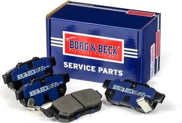 Borg & Beck BBP1657 - Kit pastiglie freno, Freno a disco autozon.pro