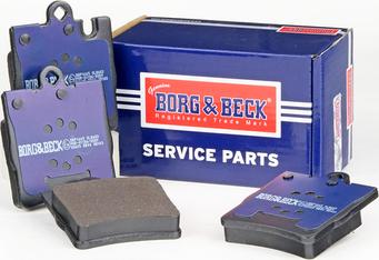 Borg & Beck BBP1665 - Kit pastiglie freno, Freno a disco autozon.pro