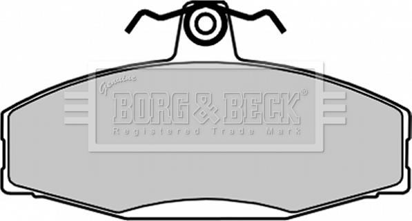 Borg & Beck BBP1604 - Kit pastiglie freno, Freno a disco autozon.pro