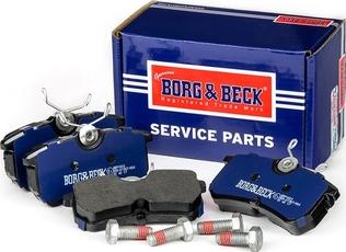 Borg & Beck BBP1603 - Kit pastiglie freno, Freno a disco autozon.pro