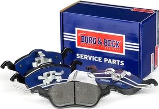 Borg & Beck BBP1602 - Kit pastiglie freno, Freno a disco autozon.pro