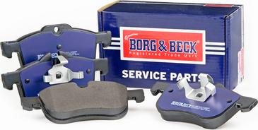 Borg & Beck BBP1614 - Kit pastiglie freno, Freno a disco autozon.pro