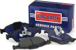 Borg & Beck BBP1615 - Kit pastiglie freno, Freno a disco autozon.pro