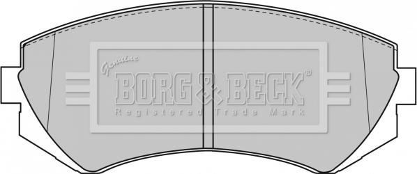 Borg & Beck BBP1611 - Kit pastiglie freno, Freno a disco autozon.pro