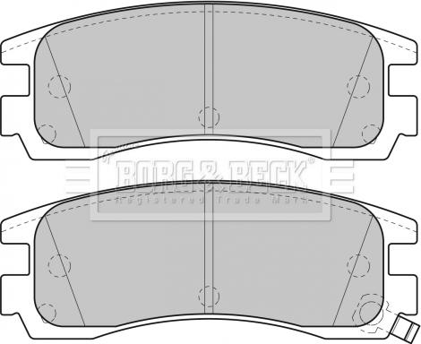 Akebono AN-8127WK - Kit pastiglie freno, Freno a disco autozon.pro