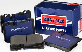 Borg & Beck BBP1631 - Kit pastiglie freno, Freno a disco autozon.pro