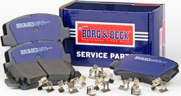 Borg & Beck BBP1632 - Kit pastiglie freno, Freno a disco autozon.pro