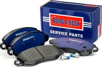 Borg & Beck BBP1626 - Kit pastiglie freno, Freno a disco autozon.pro