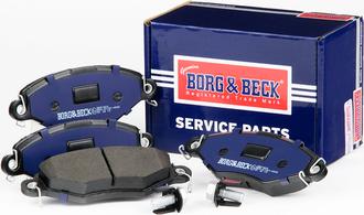 Borg & Beck BBP1623 - Kit pastiglie freno, Freno a disco autozon.pro