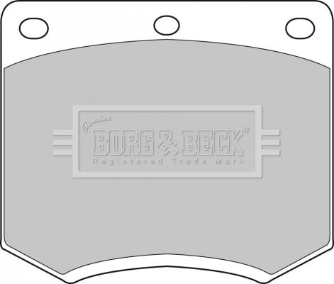 Borg & Beck BBP1095 - Kit pastiglie freno, Freno a disco autozon.pro