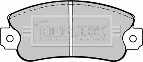 Borg & Beck BBP1093 - Kit pastiglie freno, Freno a disco autozon.pro