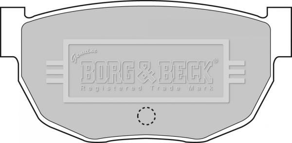 Borg & Beck BBP1046 - Kit pastiglie freno, Freno a disco autozon.pro