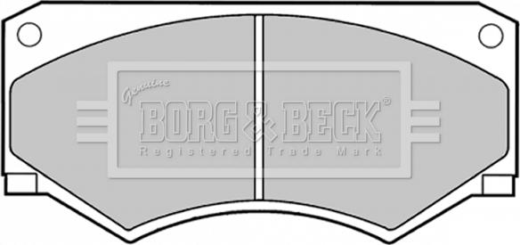 Borg & Beck BBP1056 - Kit pastiglie freno, Freno a disco autozon.pro