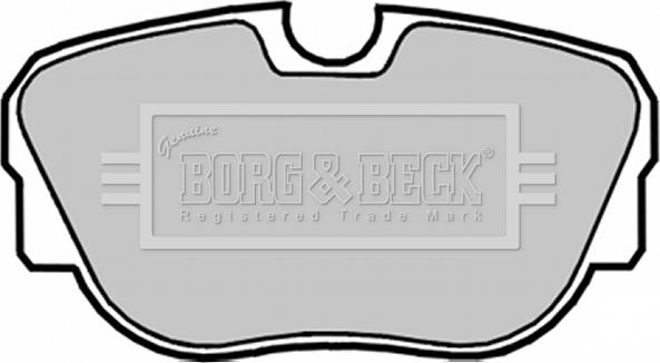 Borg & Beck BBP1050 - Kit pastiglie freno, Freno a disco autozon.pro