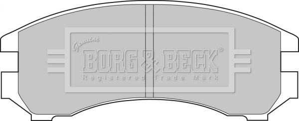 Borg & Beck BBP1051 - Kit pastiglie freno, Freno a disco autozon.pro