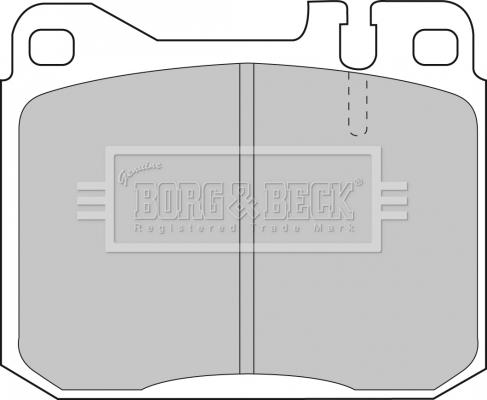 Borg & Beck BBP1061 - Kit pastiglie freno, Freno a disco autozon.pro