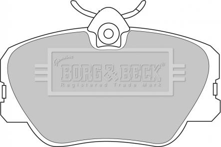 Borg & Beck BBP1068 - Kit pastiglie freno, Freno a disco autozon.pro