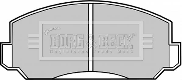 Borg & Beck BBP1009 - Kit pastiglie freno, Freno a disco autozon.pro