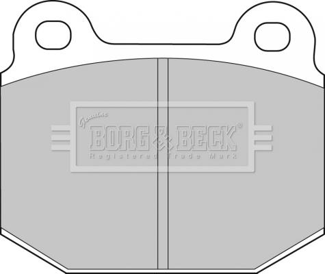 Borg & Beck BBP1005 - Kit pastiglie freno, Freno a disco autozon.pro