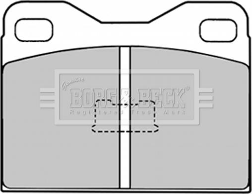 Borg & Beck BBP1006 - Kit pastiglie freno, Freno a disco autozon.pro