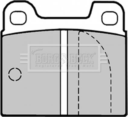 Borg & Beck BBP1003 - Kit pastiglie freno, Freno a disco autozon.pro