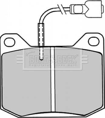 Quinton Hazell BLF296 - Kit pastiglie freno, Freno a disco autozon.pro