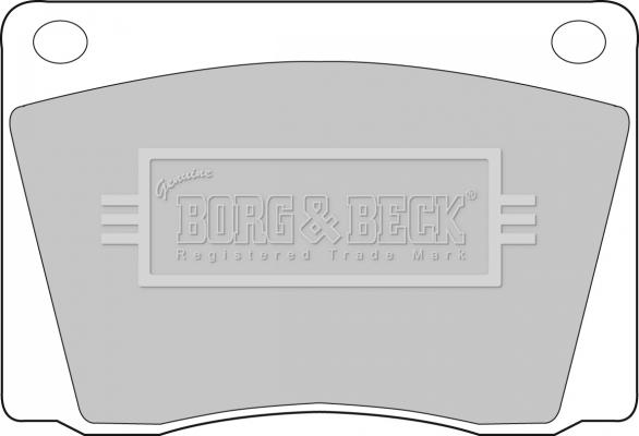 Borg & Beck BBP1011 - Kit pastiglie freno, Freno a disco autozon.pro