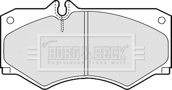 Borg & Beck BBP1089 - Kit pastiglie freno, Freno a disco autozon.pro