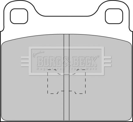 Borg & Beck BBP1085 - Kit pastiglie freno, Freno a disco autozon.pro