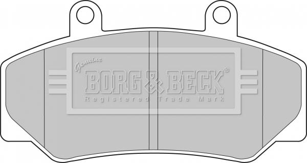 Borg & Beck BBP1087 - Kit pastiglie freno, Freno a disco autozon.pro