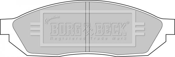 Borg & Beck BBP1071 - Kit pastiglie freno, Freno a disco autozon.pro