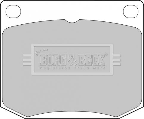 Borg & Beck BBP1072 - Kit pastiglie freno, Freno a disco autozon.pro