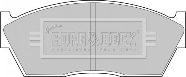 Borg & Beck BBP1077 - Kit pastiglie freno, Freno a disco autozon.pro