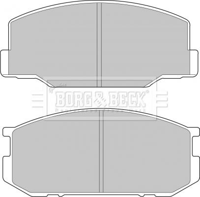 Borg & Beck BBP1196 - Kit pastiglie freno, Freno a disco autozon.pro