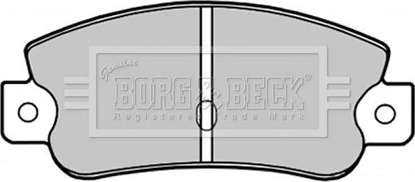 Borg & Beck BBP1193 - Kit pastiglie freno, Freno a disco autozon.pro