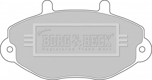 Borg & Beck BBP1108 - Kit pastiglie freno, Freno a disco autozon.pro